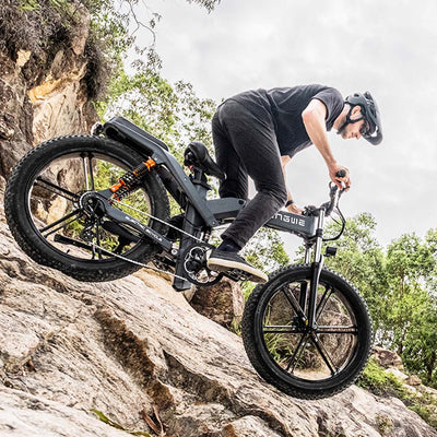 Engwe X26 Electric Mountain Bike 26" Off-Road Fat Tires 1000W Motor New