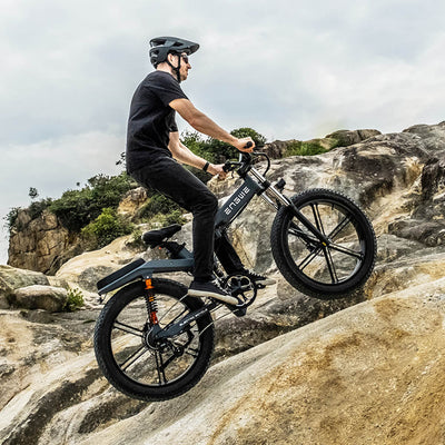 Engwe X26 Electric Mountain Bike 26" Off-Road Fat Tires 1000W Motor New