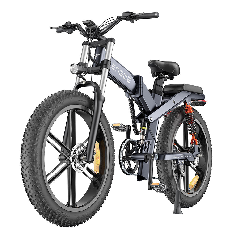 Engwe X26 Electric Mountain Bike 26" Off-Road Fat Tires 1000W Motor New