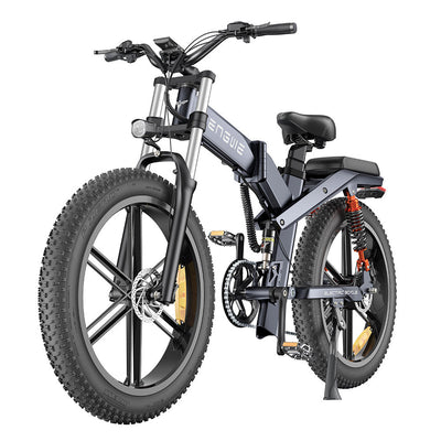 Engwe X26 Electric Mountain Bike 26" Off-Road Fat Tires 1000W Motor New