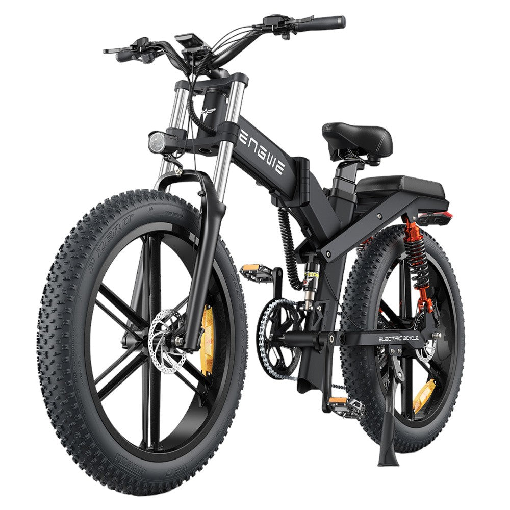 Engwe X26 Electric Mountain Bike 26" Off-Road Fat Tires 1000W Motor New