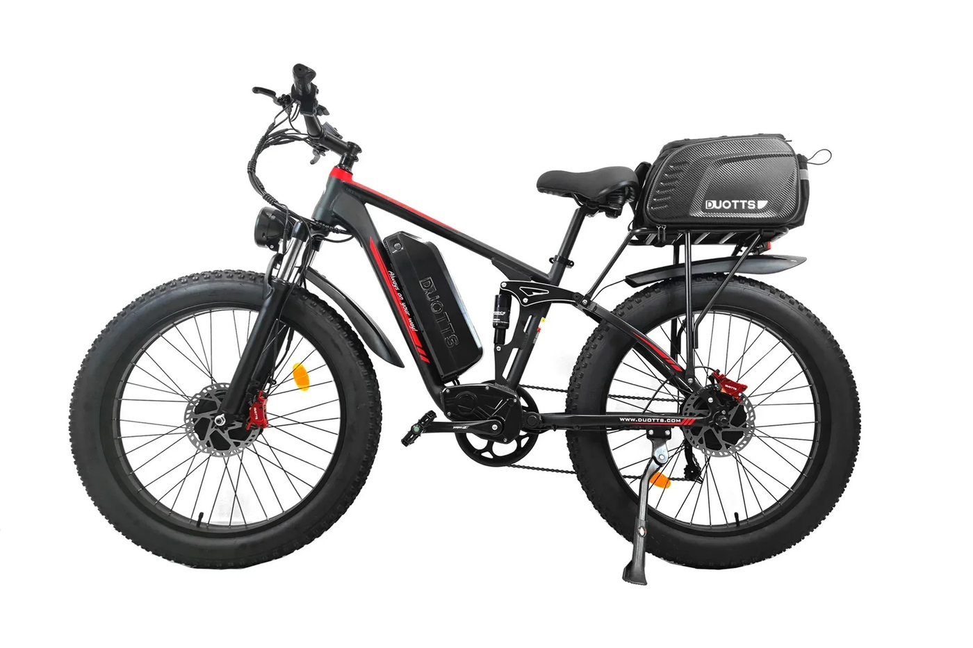 Duotts S26 Electric Bike - Dual 750W Motors, 120km Range & Full Suspension