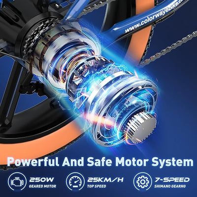 Colorway Bk29 Electric City Bikes 15ah - 62miles 15mph For Adults