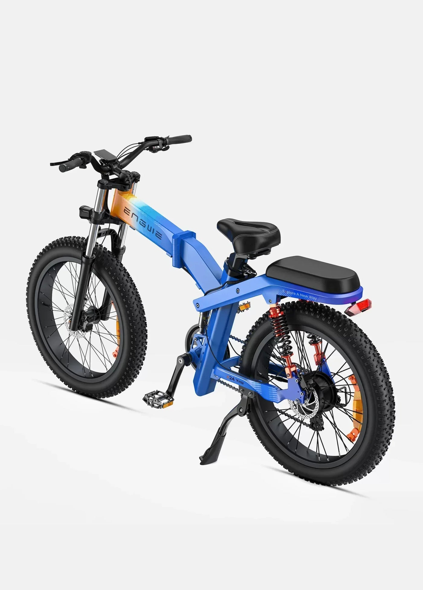 Engwe X26 Electric Mountain Bike 26" Off-Road Fat Tires 1000W Motor New